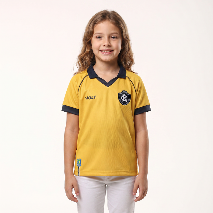 Camisa Clube do Remo Copa do Mundo Infantil Amarela